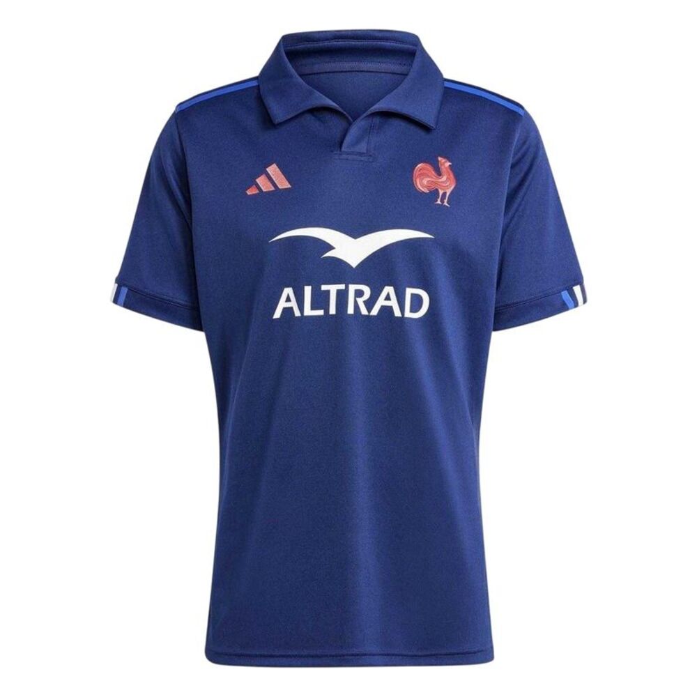 France Mens 2024 Rugby Home Shirt / Dark Blue